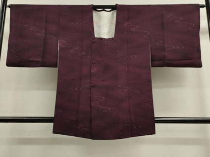 平和屋着物■道行コート 流水文 暈し染め 正絹 逸品 CAAL4260dy