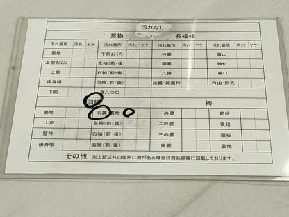 平和屋着物■道行コート 流水文 暈し染め 正絹 逸品 CAAL4260dy