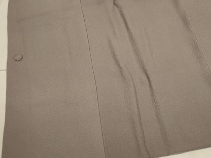 平和屋着物■道行コート 生壁色 正絹 逸品 CAAL4473dy