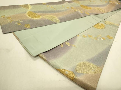 平和屋着物■六通柄袋帯 華影 金銀糸 正絹 逸品 CAAL4848th