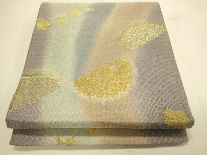 平和屋着物■六通柄袋帯 華影 金銀糸 正絹 逸品 CAAL4848th