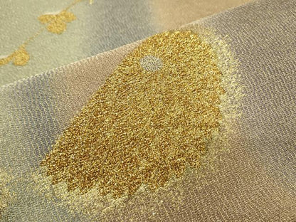 平和屋着物■六通柄袋帯 華影 金銀糸 正絹 逸品 CAAL4848th