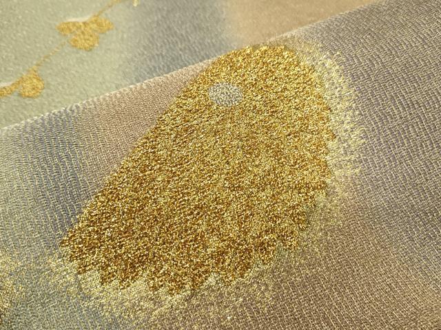 平和屋着物■六通柄袋帯 華影 金銀糸 正絹 逸品 CAAL4848th