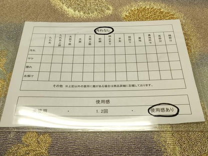 平和屋着物■六通柄袋帯 華影 金銀糸 正絹 逸品 CAAL4848th