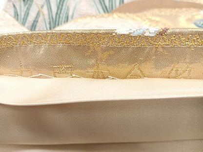 平和屋着物◎六通柄袋帯 琳派 九百 正絹 逸品 CAAL5607kb