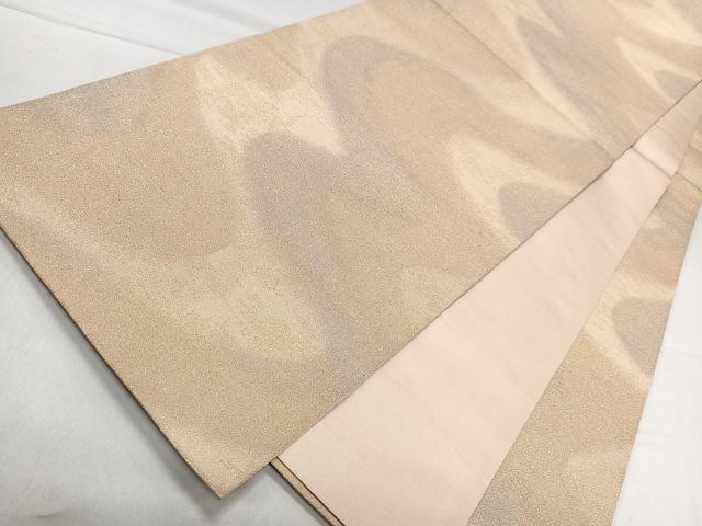 平和屋着物◎全通柄袋帯 綴れ 流水文 金糸 正絹 逸品 CAAL5616kb