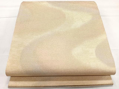 平和屋着物◎全通柄袋帯 綴れ 流水文 金糸 正絹 逸品 CAAL5616kb