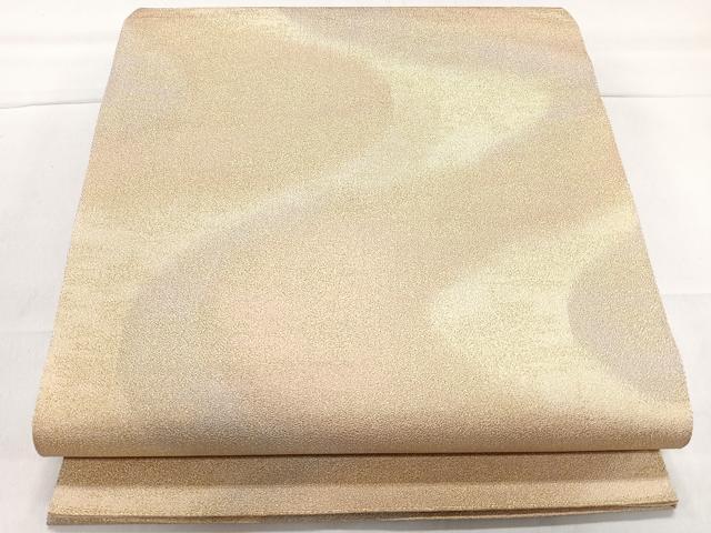 平和屋着物◎全通柄袋帯 綴れ 流水文 金糸 正絹 逸品 CAAL5616kb