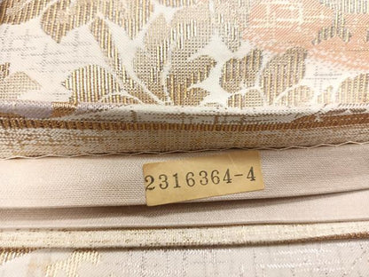 平和屋着物◎六通柄袋帯 花鳥文 金糸 正絹 逸品 CAAL5637kb