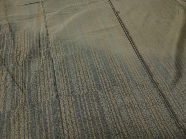 平和屋着物○訪問着 本場染大島紬 縞 暈し染め 正絹 逸品 CABF3212ut