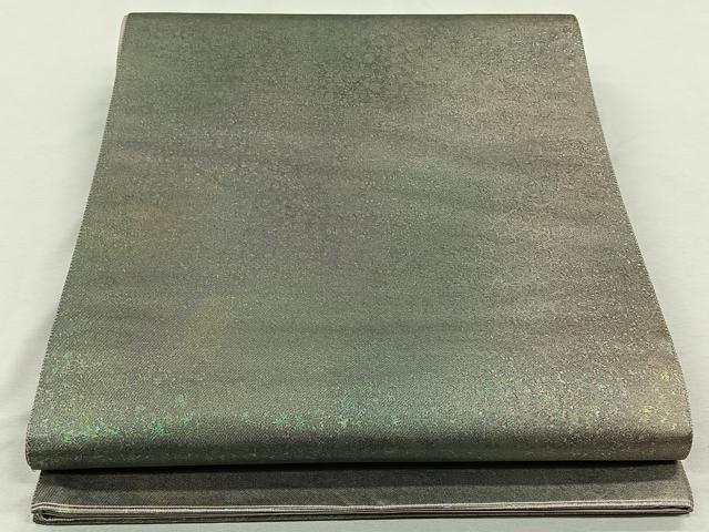 平和屋着物◎六通柄袋帯 霞文 優彩箔 正絹 逸品 CAAL6538qv