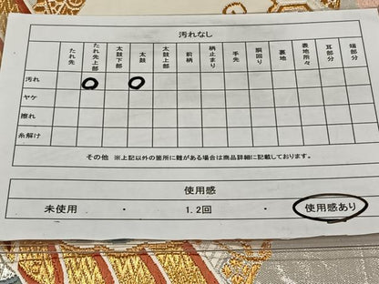 平和屋着物◎六通柄袋帯 唐織 花蝶文 金銀糸 正絹 逸品 CAAL6552qv