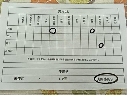 平和屋着物◎太鼓柄袋帯 綴れ 菱花文 金銀糸 正絹 逸品 CAAL6697qv