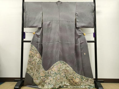 平和屋着物●色留訪問着 作家物 絞り 辻が花 暈し染め 金彩 正絹 逸品 CAAL7730dy