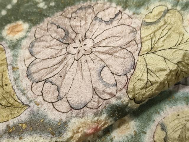 平和屋着物●色留訪問着 作家物 絞り 辻が花 暈し染め 金彩 正絹 逸品 CAAL7730dy