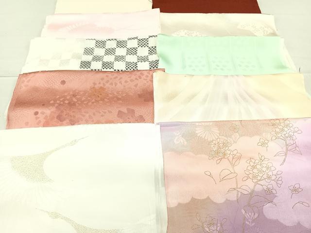 平和屋着物★和装小物 上質な帯揚げ 10枚セット 逸品 CAAM3129xi