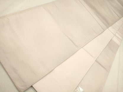 平和屋着物●袋帯 刺繍 唐草文 銀糸 正絹 逸品 CAAM4316eg