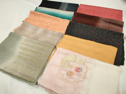 平和屋着物★和装小物　上質な帯揚げ　10枚セット　逸品　CAAM5227qe