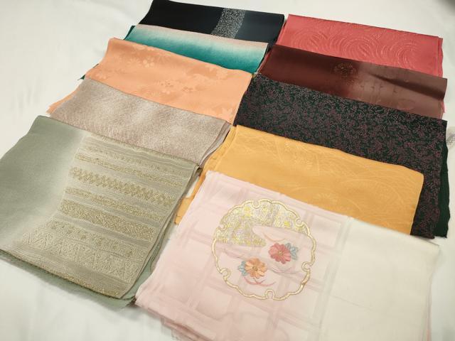 平和屋着物★和装小物　上質な帯揚げ　10枚セット　逸品　CAAM5227qe