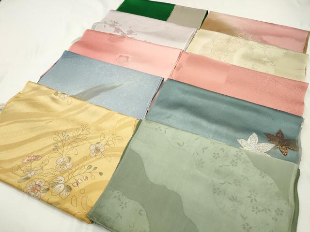 平和屋着物★和装小物　上質な帯揚げ　10枚セット　逸品　CAAM5228qe