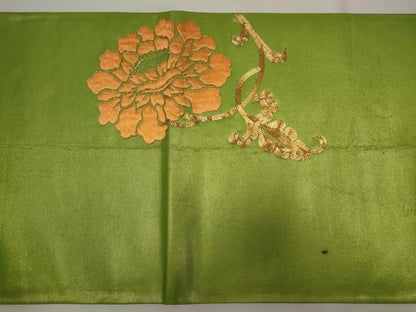 平和屋着物■太鼓柄袋帯　唐織　総刺繍　駒刺繍　正絹　逸品　CAAM8027in