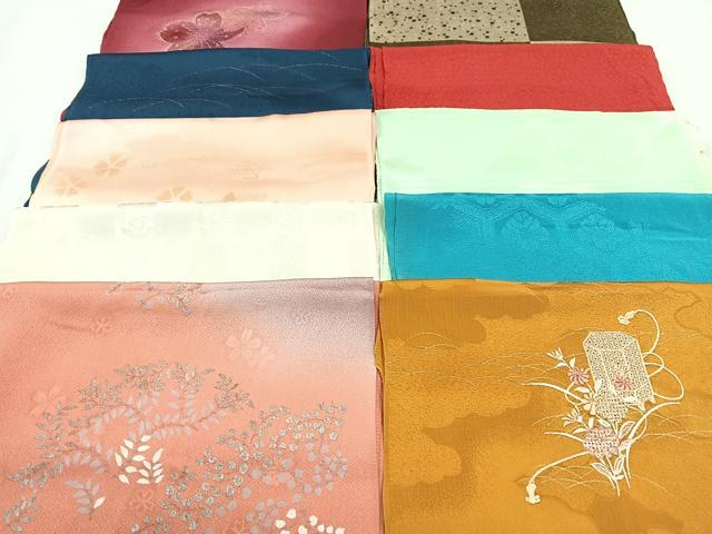 平和屋着物★和装小物 上質な帯揚げ 10枚セット 逸品 CAAM9706xe