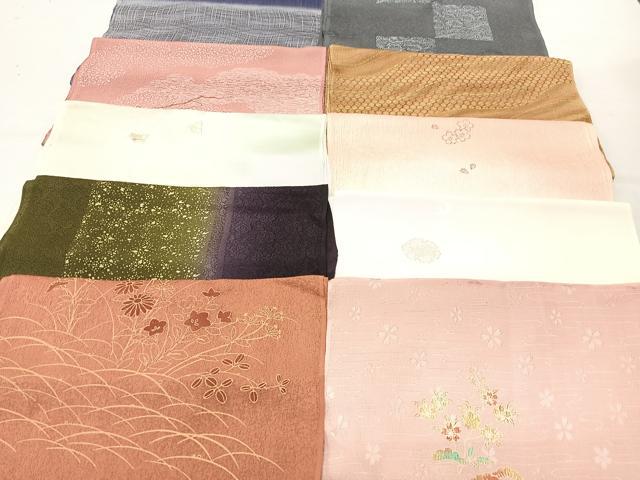 平和屋着物★和装小物 上質な帯揚げ 10枚セット 逸品 CAAM9781xe