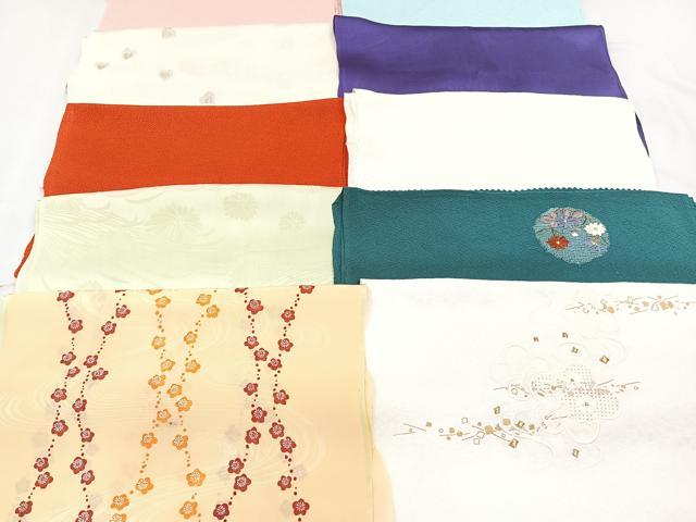 平和屋着物★和装小物　上質な帯揚げ　10枚セット　逸品　CAAN0818xi