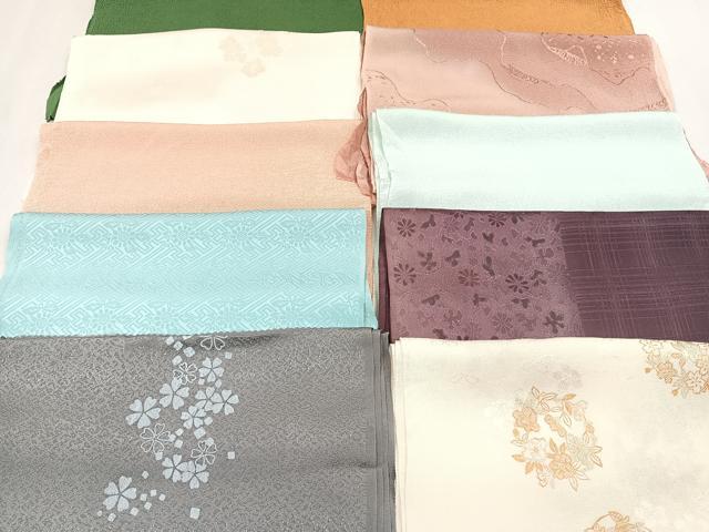 平和屋着物★和装小物　上質な帯揚げ　10枚セット　逸品　CAAN0828xi
