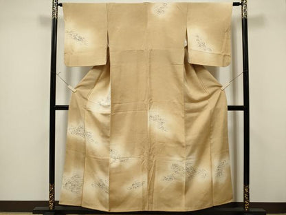 平和屋着物■訪問着　抽象文様　暈し染め　正絹　逸品　CAAO1746ou