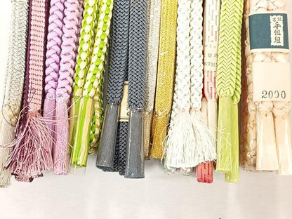 平和屋着物●和装小物　上質な帯締め１０本セット　逸品　未使用　CAAO2064xi