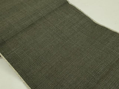 平和屋着物●本場結城紬 重要無形文化財 反物 ８０亀甲 総詰め 柳煤竹色 着尺 逸品 未使用 CAAO3678ju