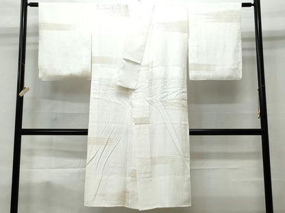 平和屋着物■長襦袢　無双仕立て　霞文　正絹　逸品　CAAO4626vf