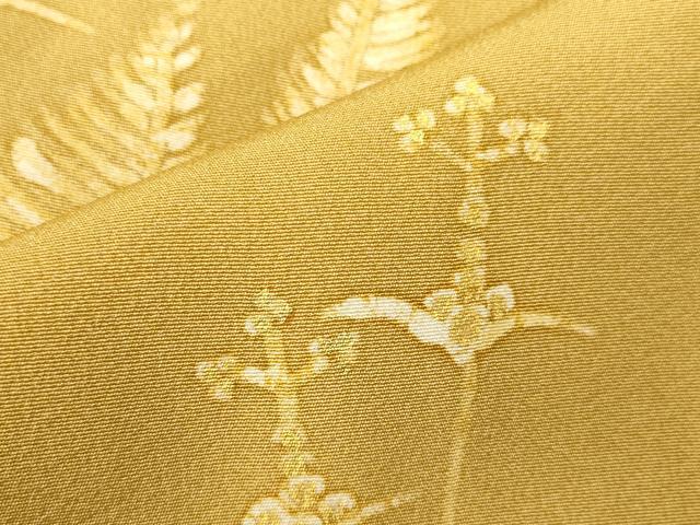平和屋着物■訪問着　作家物　霞草花文　暈し染め　金彩　正絹　逸品　CAAO8478id