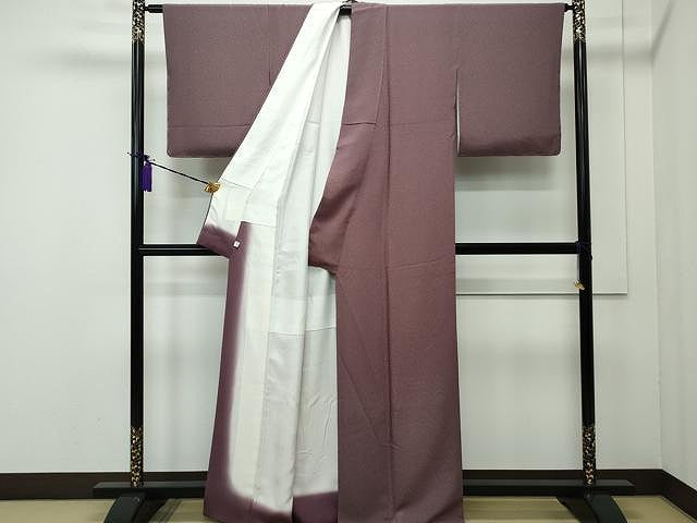 平和屋着物■上質な小紋　霰文　正絹　逸品　CAAO9345yk