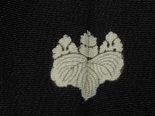 平和屋着物■豪華黒留袖 駒刺繍 飛鶴枝松文 暈し染め 金彩 正絹 逸品 CAAO9362yk