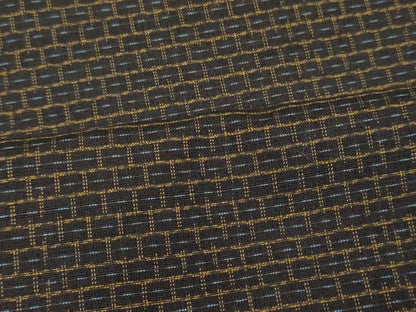 平和屋着物■男性　紬　亀甲柄　正絹　逸品　CAAO9822oy