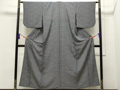 平和屋着物▽江戸小紋 単衣 宝尽くし小紋柄 正絹 逸品 CAAP5519ut