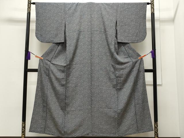 平和屋着物▽江戸小紋 単衣 宝尽くし小紋柄 正絹 逸品 CAAP5519ut