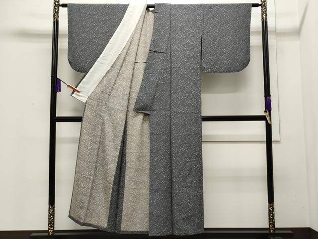 平和屋着物▽江戸小紋 単衣 宝尽くし小紋柄 正絹 逸品 CAAP5519ut