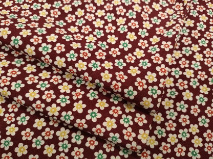 平和屋着物▽上質な小紋 単衣 小花柄 正絹 逸品 CAAP5523ut