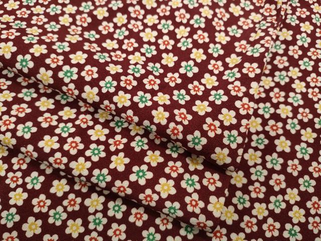 平和屋着物▽上質な小紋 単衣 小花柄 正絹 逸品 CAAP5523ut