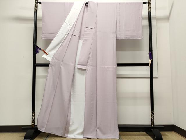 平和屋着物▽色無地　単衣　紅藤色　洗える着物　CAAP5524ut