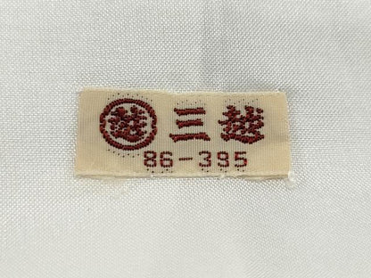 平和屋着物▽小紋 単衣 舞花文 金彩 三越扱い 洗える着物 CAAP5547ut