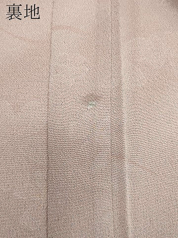 平和屋着物▽小紋 単衣 芝草舞花文 暈し染め 洗える着物 未使用 CAAP5550ut