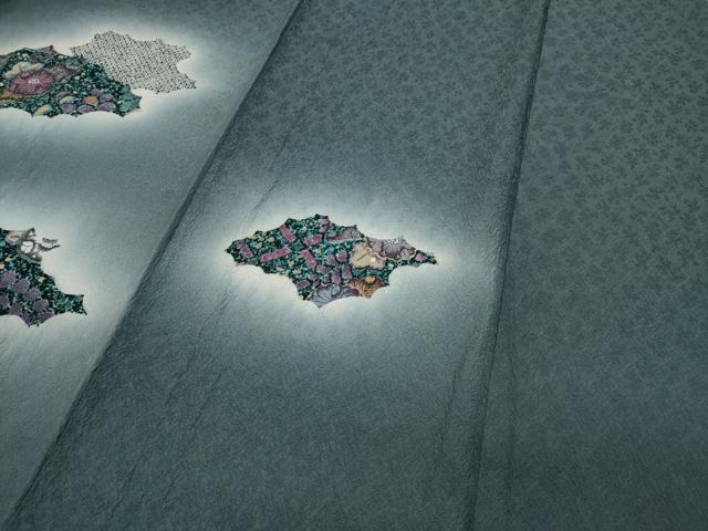 平和屋着物▽訪問着 単衣 辻が花 暈し染め 正絹 逸品 CAAP5588ut
