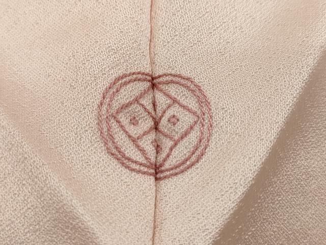 平和屋着物▽訪問着 単衣 刺繍 舞桜 正絹 逸品 未使用 CAAP5589ut