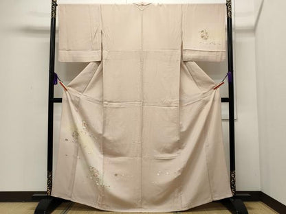 平和屋着物▽訪問着 単衣 花籠文 暈し染め 正絹 逸品 CAAP5590ut