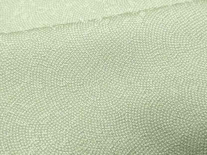 平和屋着物▽江戸小紋 単衣 鮫小紋柄 柳茶色 正絹 逸品 CAAP6373vf