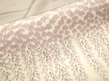 平和屋着物●塩瀬 九寸開き名古屋帯 藤花房 正絹 逸品 CAAP7179hy